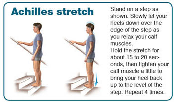 achilles stretching